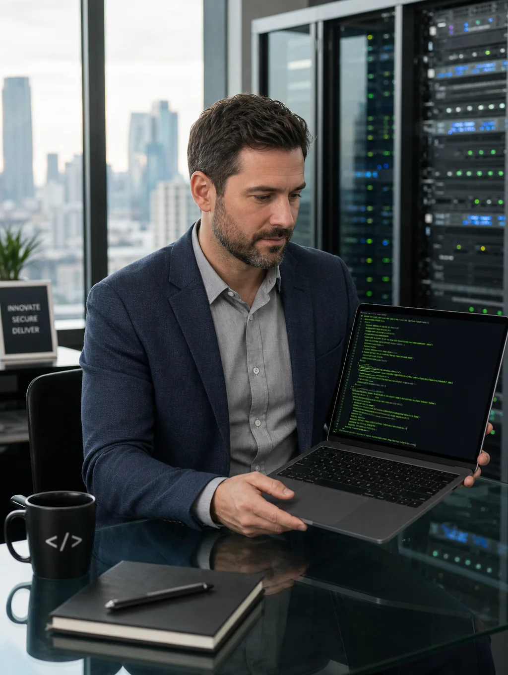 Portrait of the lead systems architect