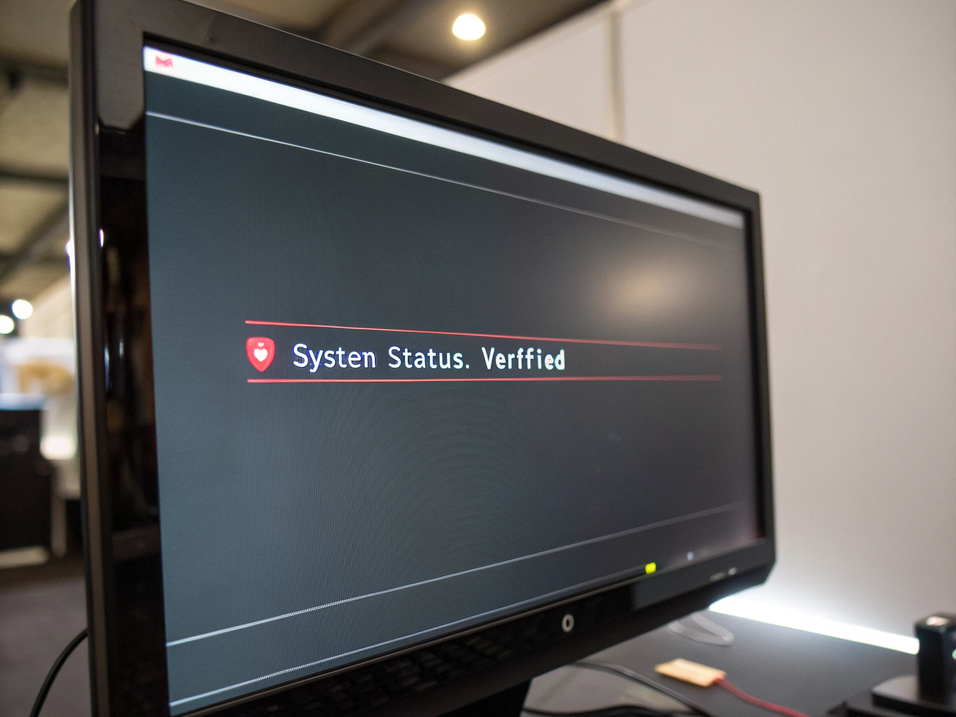 Final system activation confirmation
